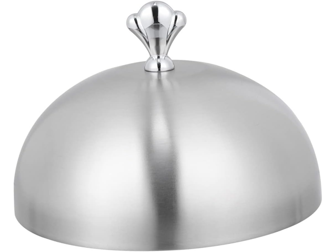 Tapa Protectora Antisalpicaduras De Acero Inoxidable De 24 Cm Para Alimentos.