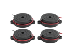 4 Piezas Timbre De Alarma De Alta Decibelación 95db Señal Electrónica Sonido Continuo Para Proyectos Diy Dc3-24v