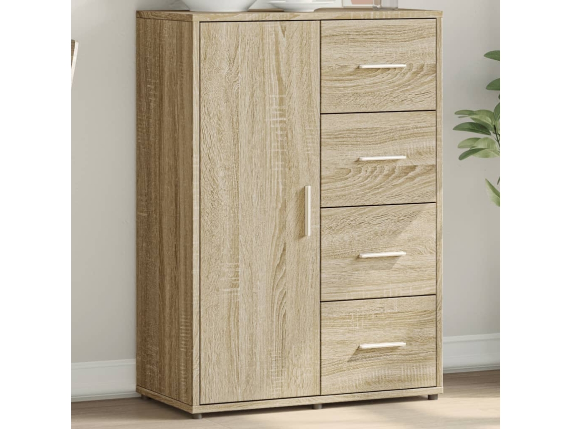Aparador 60x31x84 cm Derivados de Madera Roble Sonoma Dkd Decoración del Hogar
