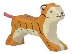 Figuras de Acción HOLZTIGER (Madera - Naranja - 10 x 2,3 x 7 cm)