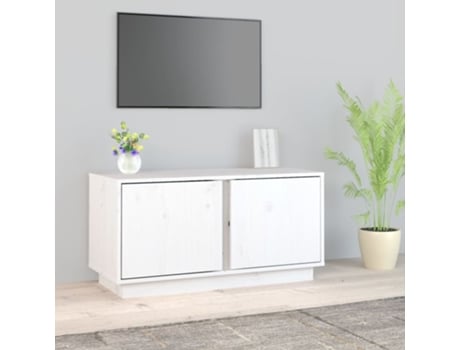 Mueble De Tv VIDAXL Blanco Madera (80x35x40.5 cm)