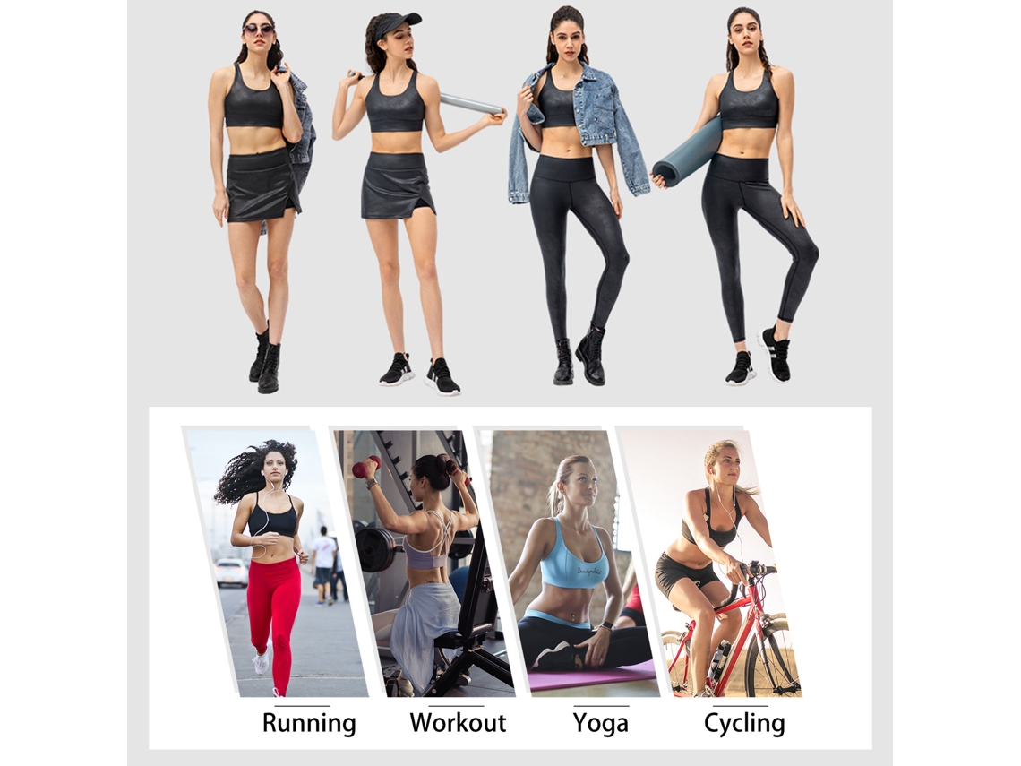 Top De Yoga Para Mujer Con Copas Acolchadas, Sin Aros Ni Canas, Top Corto Negro Para Hacer Ejercicio.