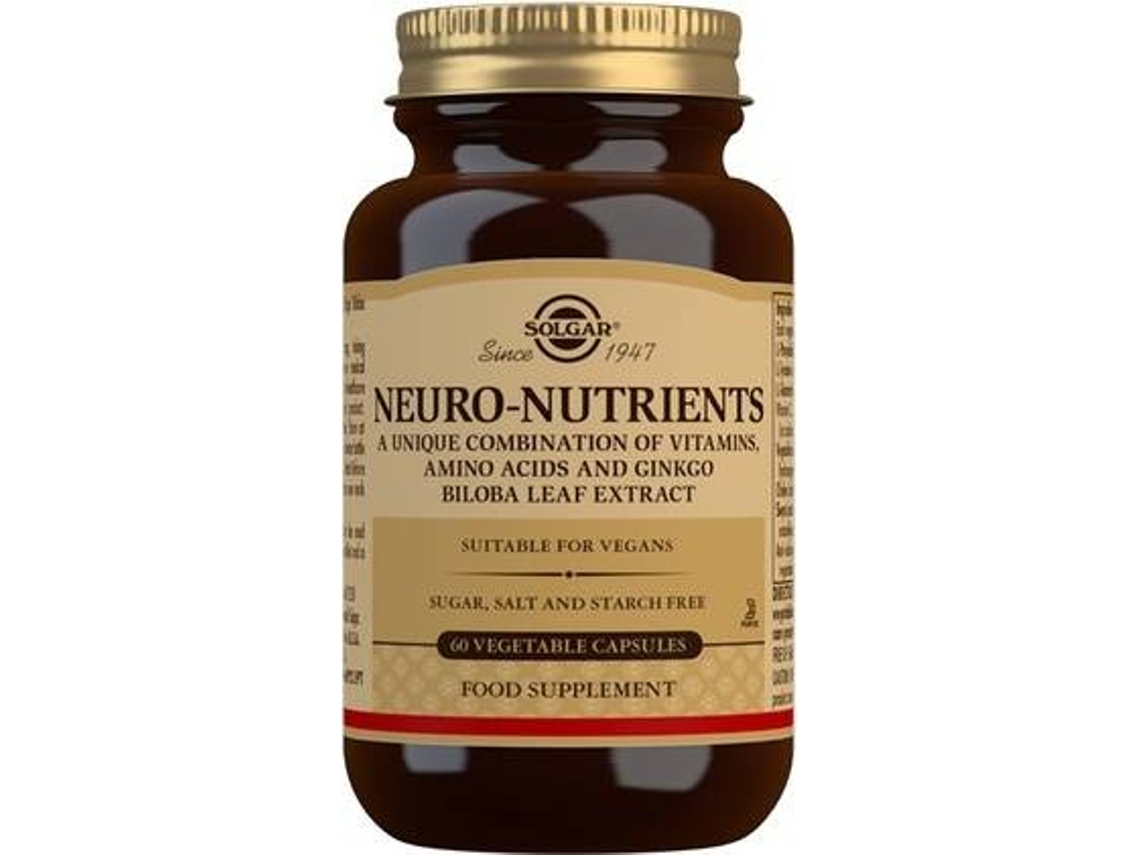 Complemento Alimentar SOLGAR Neuro Nutrients (60 cápsulas vegetais)