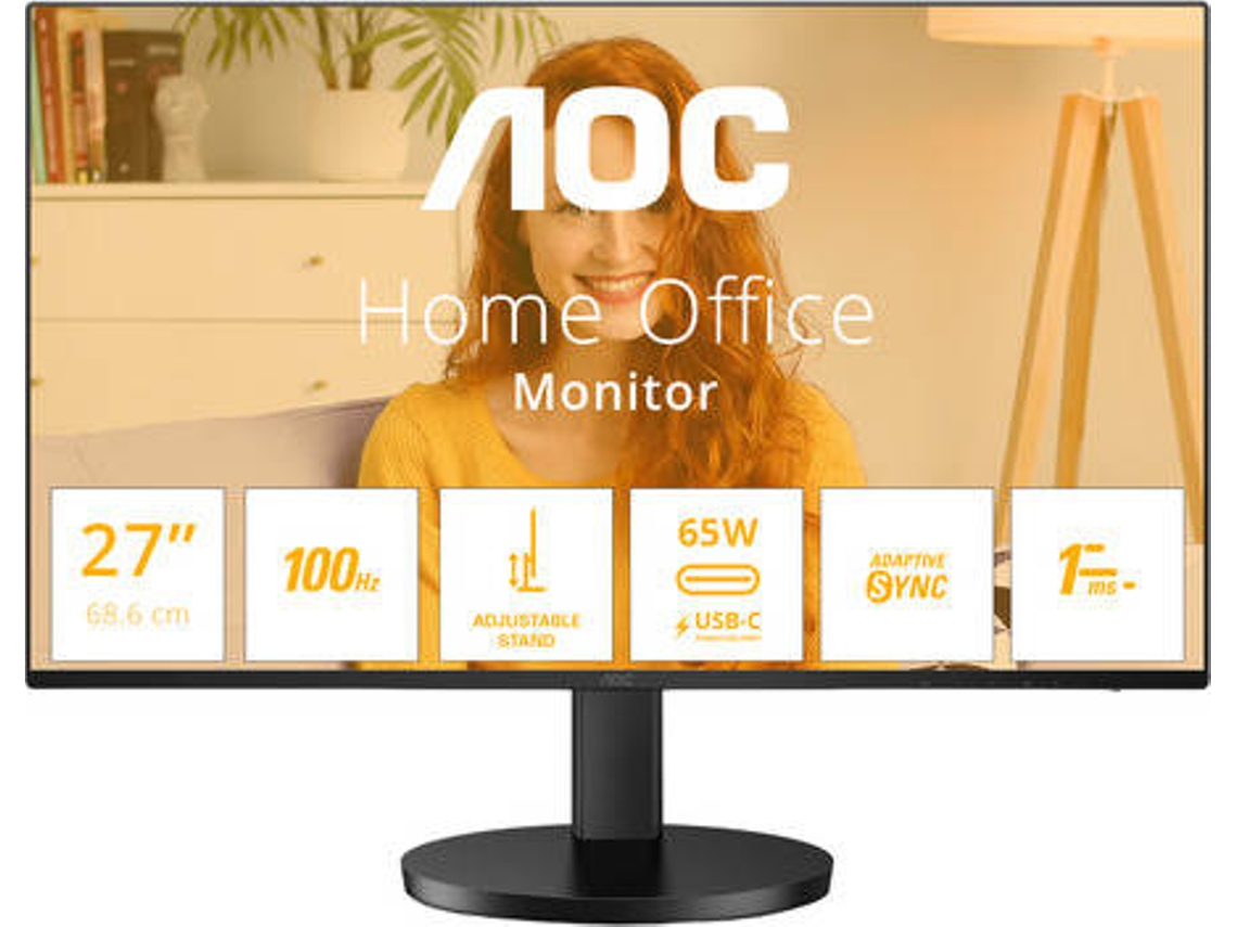 Monitor Gaming AOC Q27B3CF2 (27'' - IPS - QHD - 1 ms - 100 Hz - Negro)