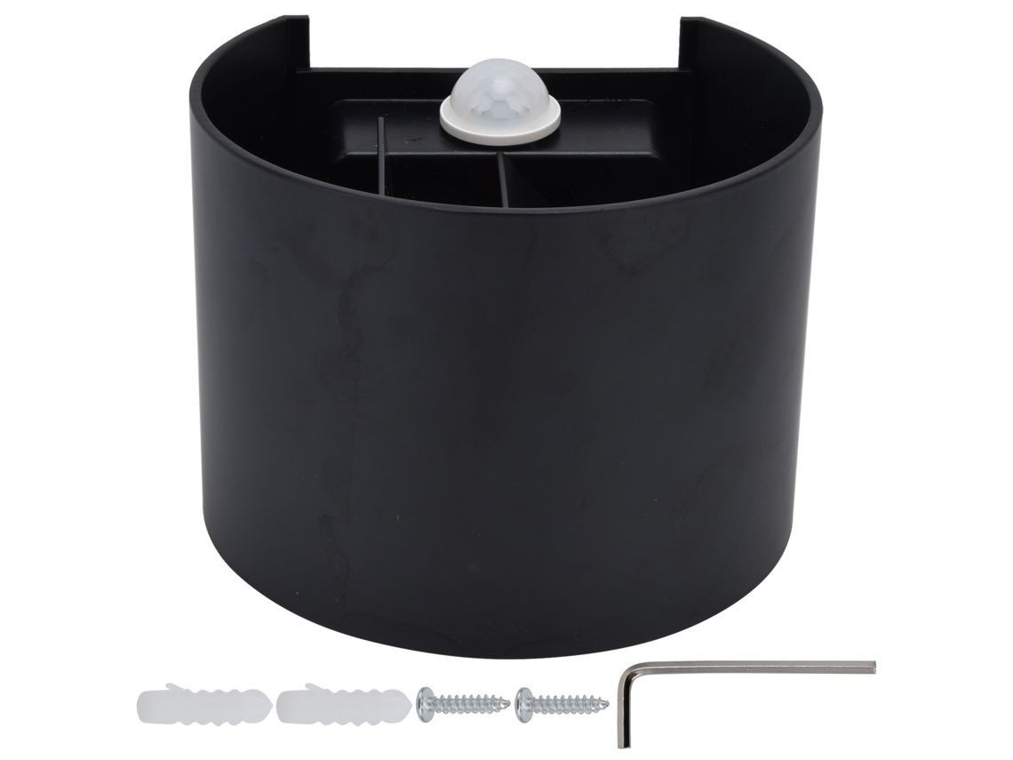 2026-lámpara De Pared Led 12w Con Inducción Corporal Impermeable Exterior Para Patio Jardín Calle 85-265v