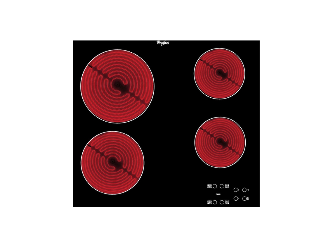 Placa de Vitrocerámica WHIRLPOOL AKT 8090/NE (Eléctrica - 58 cm - Negro)