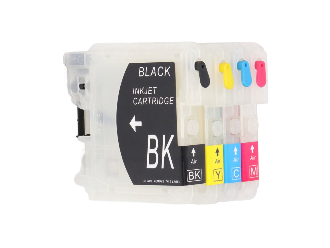 Cartucho De Tinta Reemplazo Recargable Para Lc38bk Lc38c Accesorios De Impresora