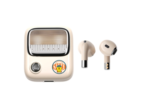 Auriculares Bluetooth True Wireless CHRONUS Wireless 5.0 Smart Touch Low Latency Blanco Juego