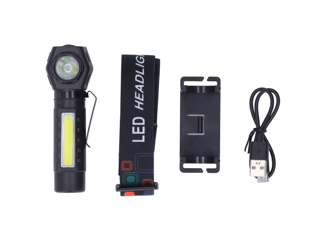 Yncm2026-linterna Frontal Led Cob Profesional De Alta Brillo Recargable Usb Portátil Para Camping Y Senderismo Al Aire Libre