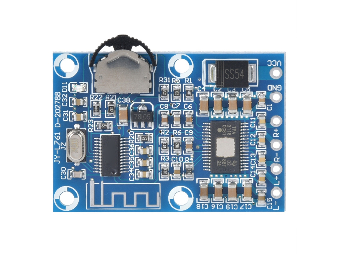 Placa De Amplificador De Potencia Dual 50w X 2 Tpa3116d2 Ajuste De Volumen Digital Para Bluetooth 5.0