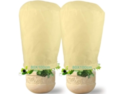 Protector De Plantas Invierno, Velo Invernal, Tapa Protectora 80x100 Cm, 2 Unidades