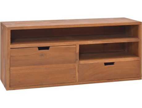 Mueble para la televisión VIDAXL Marrón Teca (90x30x40 cm)