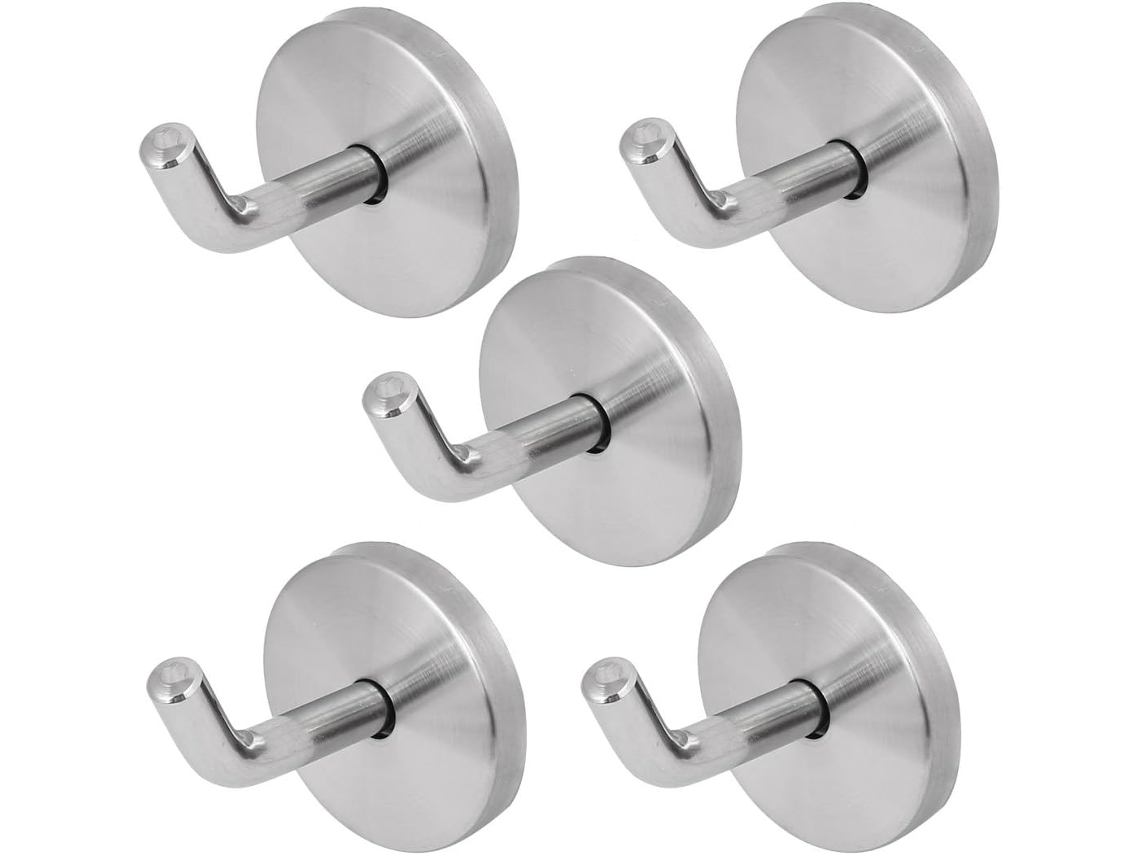 5 Piezas De Accesorios De Baño, Tornillos Para Toallas De Gancho De Acero Inoxidable Para De Pared