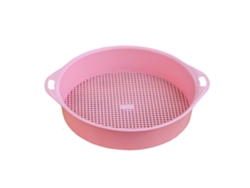 Tamiz De Tierra Portátil De 3 Mm Con Agujeros Tetragonales, Pp, Para Jardín, Rosa