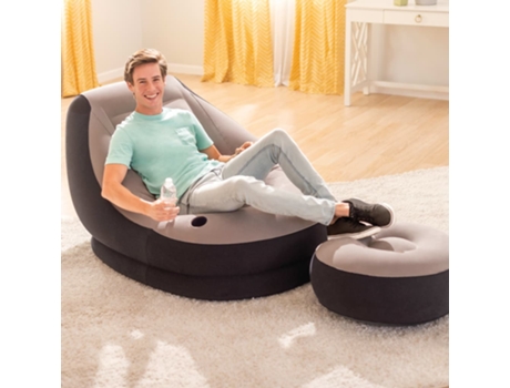 Sillón INTEX Gris Vinilo