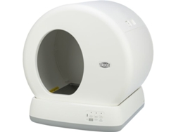 TRIXIE 40040 Bandeja de Arena para Perros/Gatos Gato Bandeja de Arena con Limpieza Automática Blanco