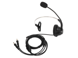Auriculares Mono Para Pc Con Control De Volumen De 3,5 Mm Para Uso En Oficina, Aula, Seminarios Web Y Hogar.