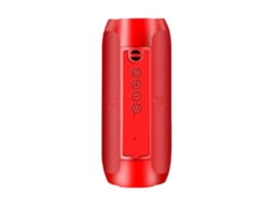 Altavoz Inalámbrico Bt 5.0 Con Doble Bocina Y Doble Diafragma, Portátil, Impermeable Y Recargable, Color Rojo