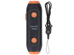 Silbato Electrónico Con 3 Tonos, 3 Niveles De Volumen, Sin Contacto Con La Boca, Con Luz Led Para Entrenamiento Deportivo, Color Naranja.