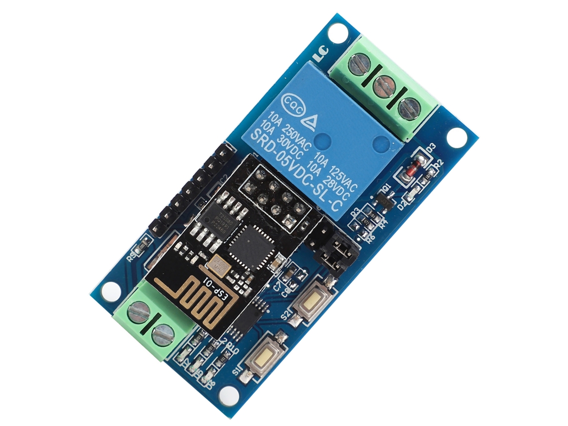2026-as-module Relé Wifi de 5 V unidireccional ESP8266 Control remoto inalámbrico a través de aplicación Android Interruptor inalámbrico