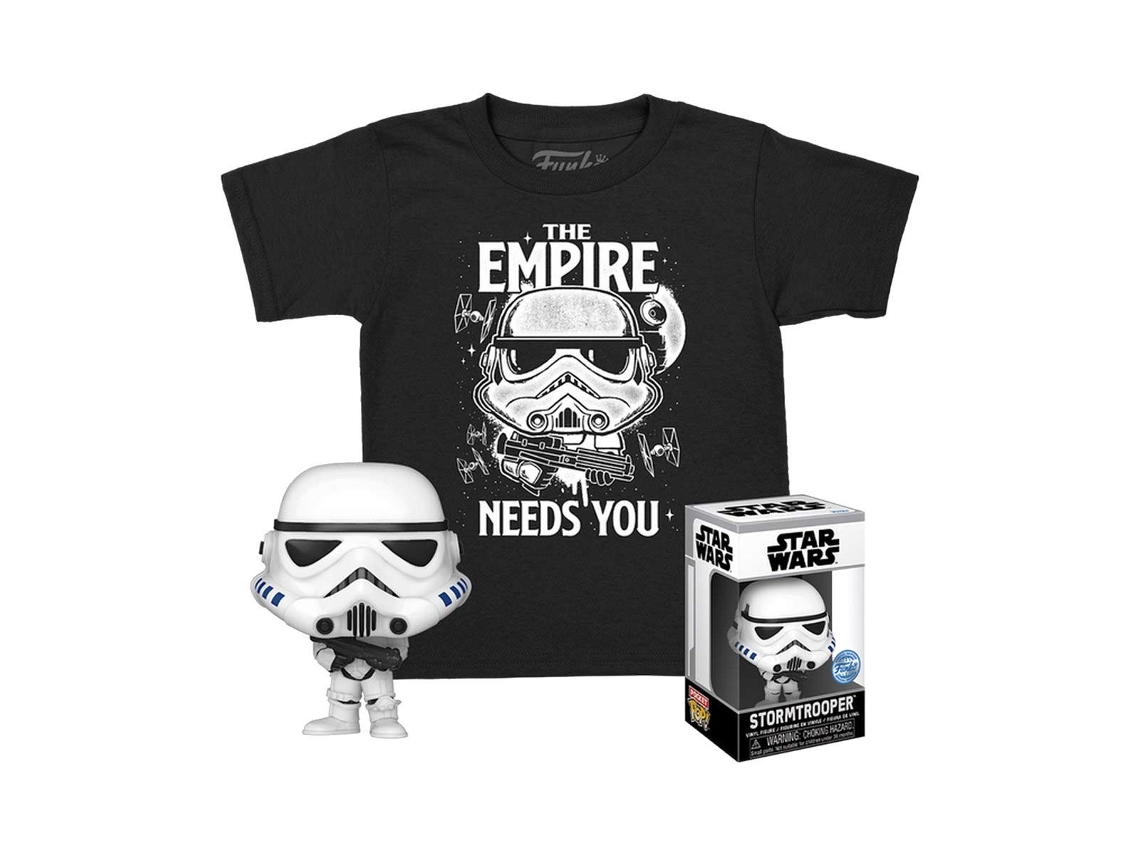 Funko Pop! Pocket Pop! Con Camiseta: Star Wars Storm Trooper (Talla M/Infantil)