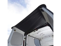 Toldo impermeable para puerta de granero, protección solar para VW/Ford, color negro 600d