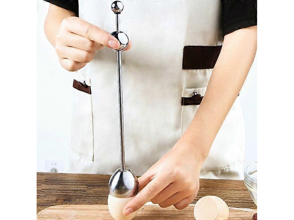 Abridor de huevos portátil francés de acero inoxidable, ideal para hoteles, uso doméstico y como utensilio de cocina. Rosewell
