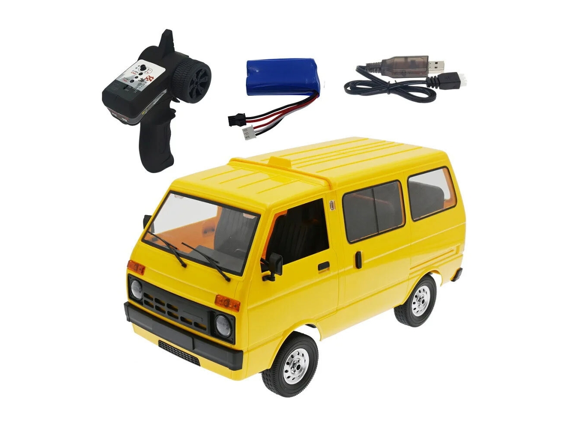 Coche Teledirigido Todoterreno Whitewpl D42 2.4g 2wd 1/10 Drift Crawler Con Luces Y Control Proporcional Completo.