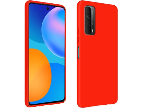 Carcasa Huawei P smart 2021 AVIZAR Semirrígida Mate Rojo