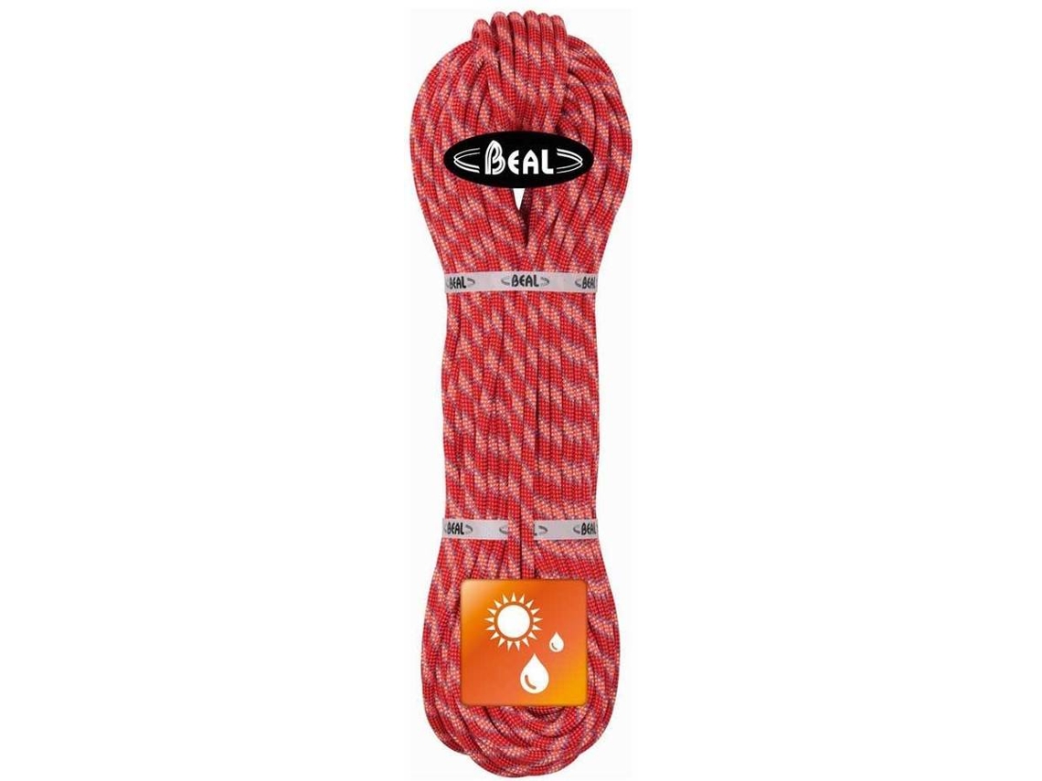 Cuerda De Escalada BEAL Cordas Cobra Dry Cover (Rojo - 60 m)