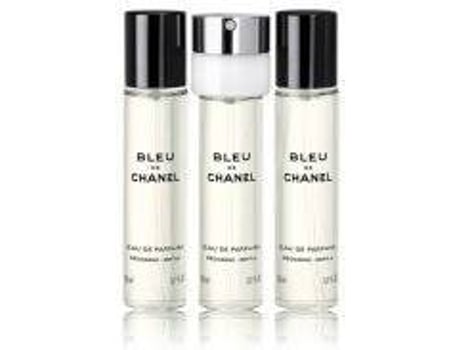 Perfume CHANEL Bleu De Edp Recargable Con 3 Recargas De (20 ml)