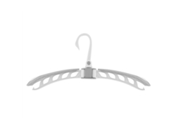 Perchero plegable y extensible, portátil, para viajes, color gris