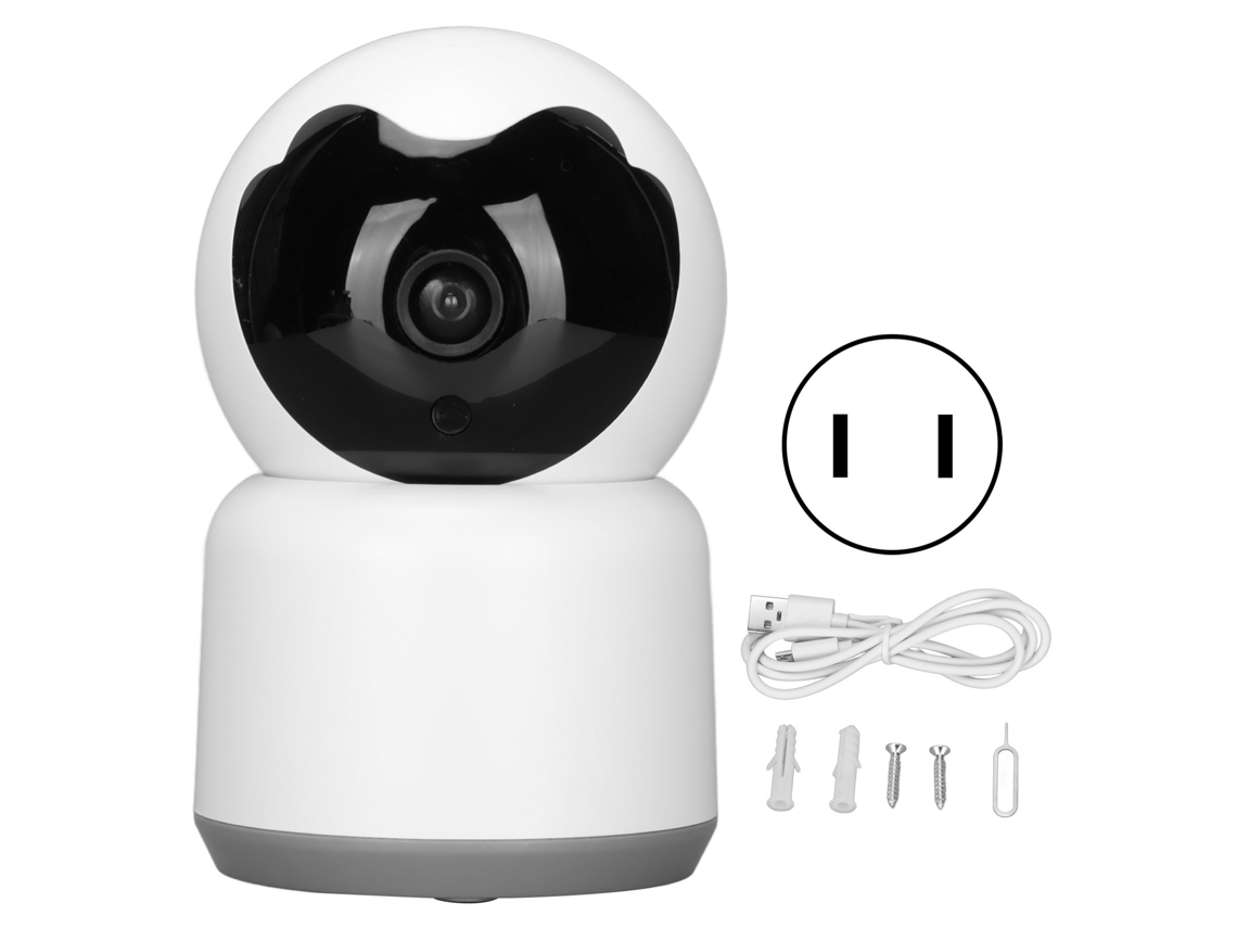 Cámara De Seguridad Para Interiores Tuya 1080p Para Bebés Y Mascotas Con Detección De Movimiento, Audio Bidireccional, Visión Nocturna Y Wifi.