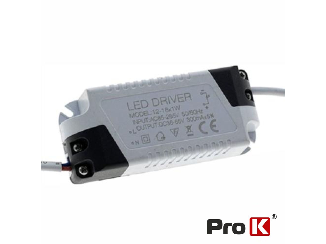 Fuente de alimentación para Led 15 18w 45 65v PRO K