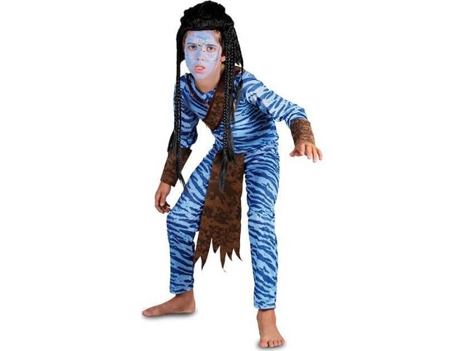 Disfraz de Niño DISFRAZZES Guerrero Azul (Talla: 10 a 12 años)