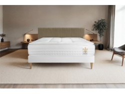 Colchón Base Vingt Huit LITIER_DELUXE_TRADITION Espuma con memoria Blanco (200x200cm)