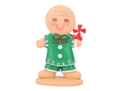 Lindas Figuras Decorativas De Resina Con Forma De Galletas De Jengibre Navideñas Para Niños, Ideales Para El Hogar, Tiendas Y Bares.