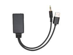 Receptor De Audio Para Coche Bluetooth 5.0 Con Entrada Usb Y De 3,5 Mm, Calidad Hifi, Transmisión Inalámbrica.