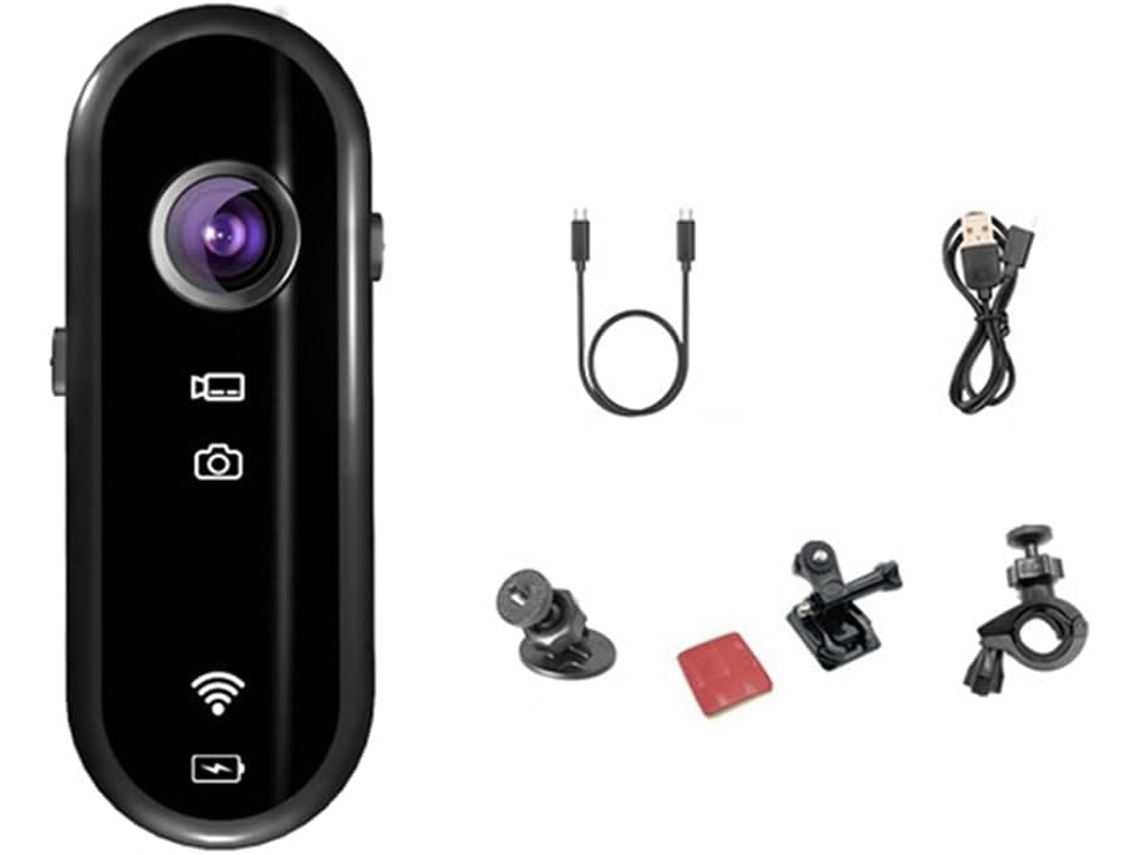 Cámara Multifuncional Hd 1080p Con Conexión Wifi Para Teléfono Móvil Para Grabación.