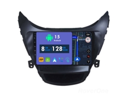 Coche Radio Android Auto Autoradio 8GB RAM 128G ROM CarPlay Navegación GPS Pantalla Táctil RoverOne para Hyundai Elantra 5 JK GD MD UD 2011 - 2015 