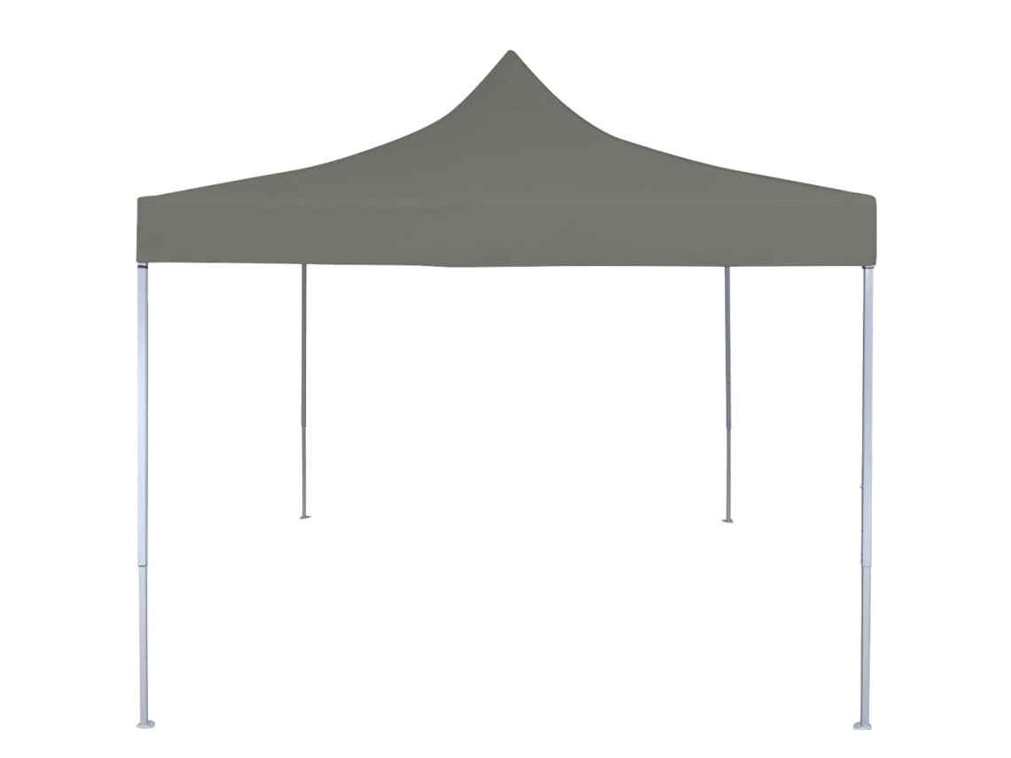 Carpa plegable para fiestas de 3x3 m, color antracita.