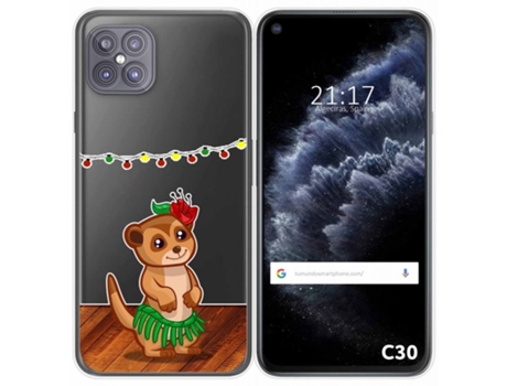 Carcasa Cubot C30 TUMUNDOSMARTPHONE Dibujos Transparente Multicolor