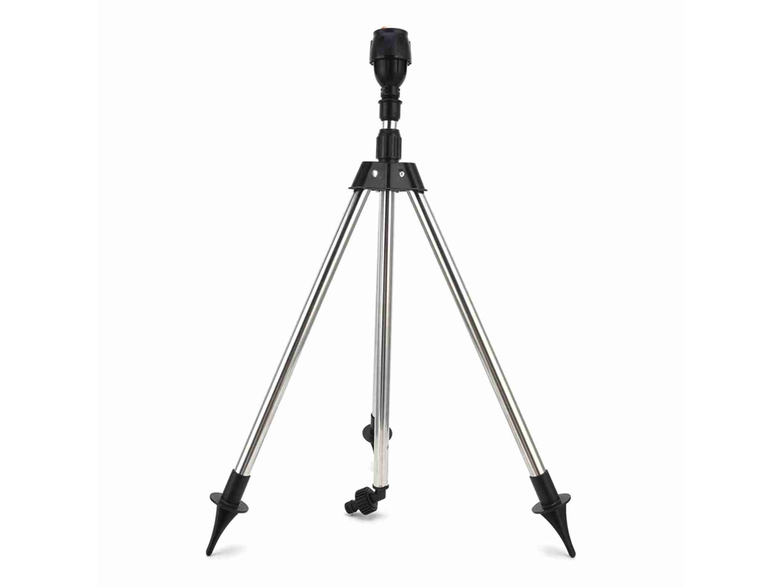 Aspersor Giratorio Automático De 360° Con Trípode Retráctil Para Riego De Jardines E Invernaderos.