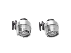2 Piezas Linterna Para Zapatos 3 Modos De Iluminación Resistente Al Agua Ipx5 Aluminio Ligero