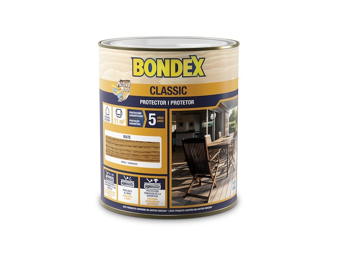Pintura BONDEX Classic Mate - 0.750 L Roble