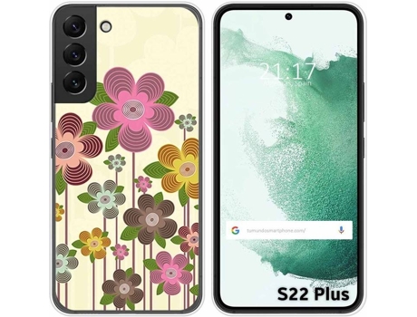 Carcasa Samsung Galaxy S22 Plus 5G TUMUNDOSMARTPHONE Dibujos Primavera En Flor Multicolor