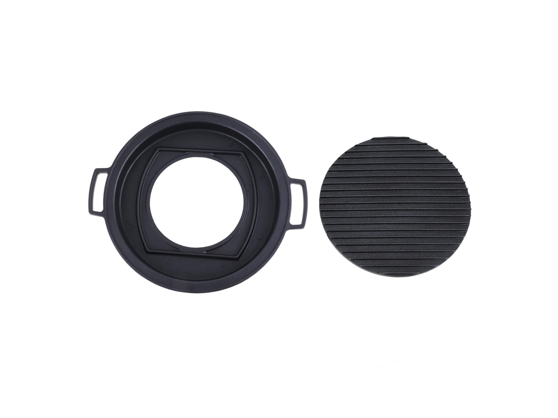 Parrilla japonesa mini hibachi de aleación de aluminio, estilo japonés, para barbacoa de mesa, pequeña, portátil, de carbón, de círculo grande