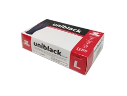 Guantes 3L INTERNACIONAL De Nitrilo Uniblack 100 Uds (Talla L)
