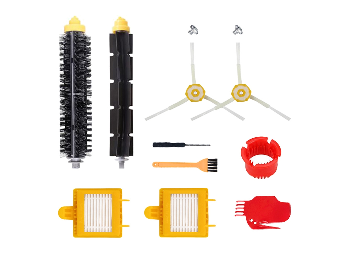Para irobot roomba série 700 kit de substituição parte 760 770 780 790 robô aspirador filtros &amp; batedor cerdas/escovas laterais
