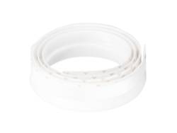 Burlete De Silicona De 28 Mm Para Aislamiento Acústico De Puertas, Duradero Y Ligero, Para Puertas De Salón, Color Blanco.